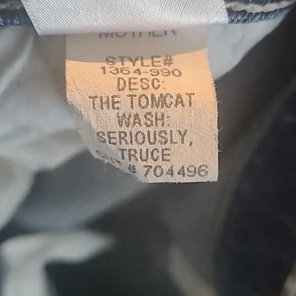 MOTHER THE TOMCAT SERIOUSLY TRUCE JEANS - Picture 16 of 16
